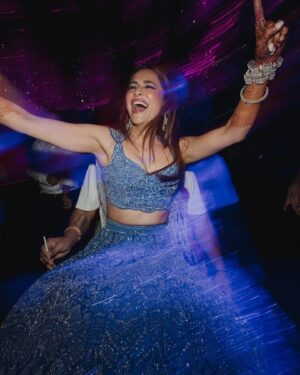 Pulkit Samrat Instagram - The sangeet was probably the most epic celebration! There weren’t any sides, just one big happy family coming together to celebrate their two kids! ❤️ the Samrat’s and Kharbanda’s were the perfect team ❤️