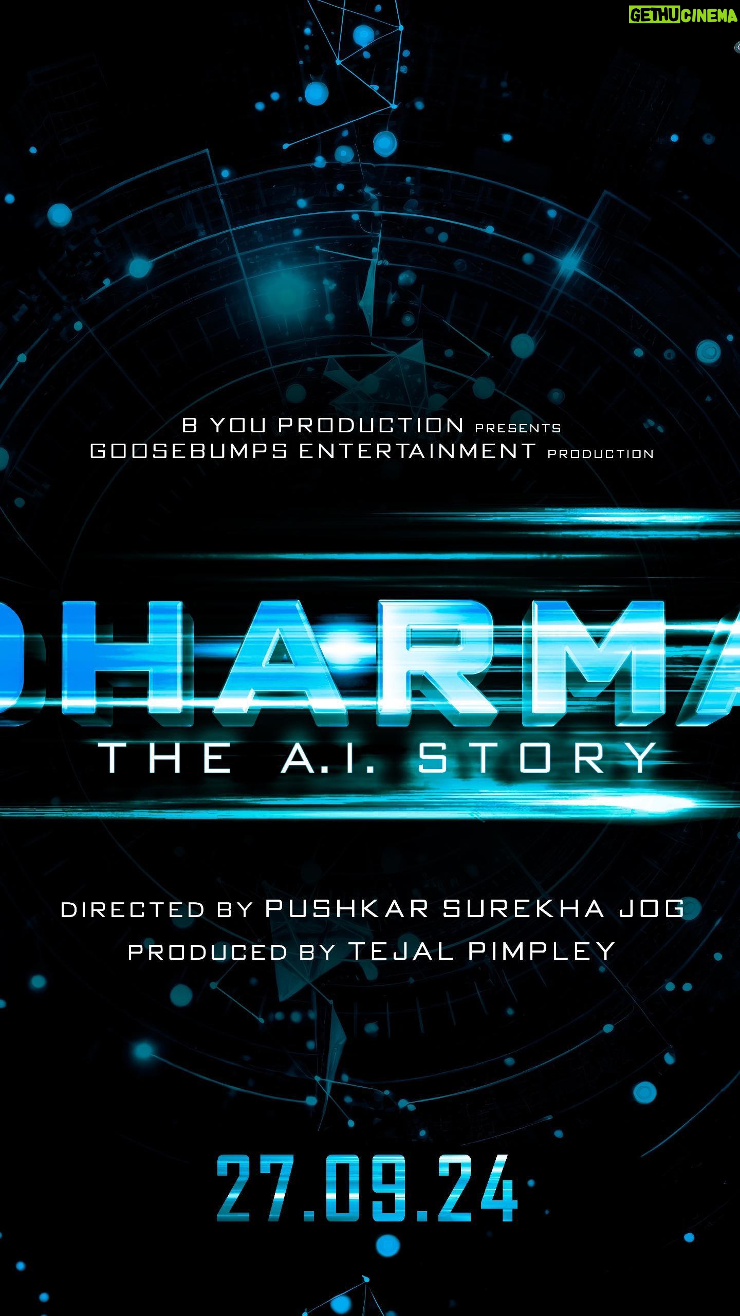 Pushkar Jog - 698 Likes - AI च्या जाळ्यात गुरफटून गेलेल्या एका बापाची झटापट …
Dharma - The AI Story | २७ सप्टेंबरला प्रेक्षकांच्या भेटीला
#Dharma #ByouProductions
#releasedate #StayTuned
Byou Productions Presents DHARMA - The AI Story
Directed by: @jogpushkar
Produced by: @tejalpimpley @byou_productions
Starring: Pushkar Surekha Jog, @deeptileleofficial @smita.gondkar
Supporting Cast : @gandharbabre @bhumiiii_pradhan @swarali.sonu @markfbarrett
Writer: @paslaviev
Dop: @jasonbaxtermedia (UK), @dopnikhilranade (UK), @yogeshkoli8 Associate Director : @purvya1993
Art Director - @yogesh_ingale555
EP: @ravirajzingade
LP : @paragsankhe @imyogesh.k
Acting Supervisor : @namishchhapekar
Production HOD : @bhavesha._
VFX : @shambhu_heartist
Editor: @dahifale706
Motion picture: @aniket_d_mahadik @aniketdmahadik_motion
Poster : @dedhiabrijesh
Costume Designer: @ankitadeshmukh_prasad
Makeup & Hair : @bharatimillie Uk & Mahesh Barate India
Clothing Brand : @official_dadfashionstudio @abito_clothing
PR: @amrutamane48 (Avadumber Entertainments)
Digital Marketing: @ashmikitilekar (@teamsocialtime