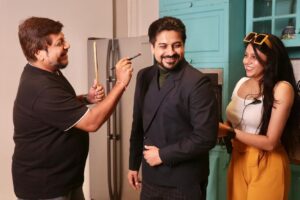 Pushkar Jog Instagram - Behind The Scenes!🎬
Dharma - The AI Story

Lights ... कॅमेरा... आणि AI च्या जंजाळात आपल्या मुलीच्या शोधात एका बापाचा प्रवास...
धर्मा - The AI Story
लवकरच प्रेक्षकांच्या भेटीला
#Dharma #ByouProductions
#ShootingBegins #StayTuned
Byou Productions Presents DHARMA - The AI Story

Directed by: Pushkar Surekha Jog @jogpushkar 

Produced by: Tejal Pimpley @tejalpimpley 

Starring: Pushkar Surekha Jog as the protagonist, Deepti Lele & Smita Gondkar , Chinmay Manekar, Bhargavi Chirmuley @smita.gondkar @deeptileleofficial  @bhargavi_chirmuley 

Associate Director: Purvesh Unhalekar @purvya1993 

Writer: Pallavi Vaidya

Dop: Jason Baxter (UK) Yogesh Mahadev Koli @yogeshkoli8 (INDIA)

EP: Raviraj M Zingade

Production manager: Bhavesha Khilosia

Costume Designer: Ankita Prasad Deshmukh
Brand Partner - @official_dadfashionstudio 

Makeup & Hair: Mahesh Dilip Barate @baratemahesh16 

PR - Amruta Chhaya Mane (Avadumber Entertainments)
Digital Marketing: Ashmiki Tilekar (It's Social Time)
@ashmikitilekar @amrutamane48

Steel Photographer - @vijaypawar_photography