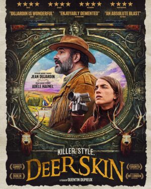 Quentin Dupieux Instagram - 🦌 Deerskin 🦌 UK poster ! In cinemas July 16 🎞 thanks @picturehouses !