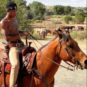 RJ Cyler Instagram - "Ole Dally boy Dallas" 💪🏾😤🤠🐎.
.
.
.
.
.
.
.
.
.
.
Horse power 💪🏾🤠🐎.
.
....
.
.
.
.
Better than a Bentley .
..
.
.
.
.Double belt.... Double c45 😈😏🤠
.
#push #country #BLACK #KING #JOY #bestfriends #animal #love #breeze #saveahotserideacowboy #alchemy #melanin #nuggetnation #fyp #flow #comment #like #share #thehardertheyfall #netflx #thisfallweride
