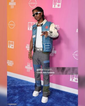 RJ Cyler Instagram - Shouts out to @betawards for the nomination of @bookofclarence this year was deff one for the books 💪🏾🔥💯
.
.
.
.
Styling : @Eccentriicwear 
@erinxlit 
. 
.
..
.
. #betawards #bet #black #king #steeze #TypeOn3 #BETAwards #Typeon3 #HustleMatters #BETWeekend