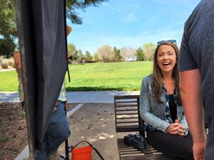 Rachel Alig Instagram - This is the face of pure joy. Whenever I book a role in a project and get to work with fellow creatives to tell a story I can’t help but be giddy.  Working with @madwifeproductions and everyone involved in the making of the movie, TARGET LIST, has been an experience full of laughter and wonderful memories.  One week to go and much laughing to be done.

📸 by @wrath_of_bunn