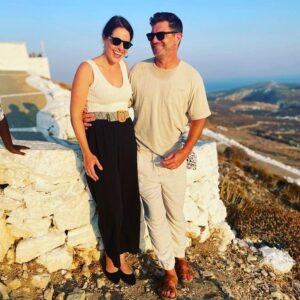 Rachel Corbett Instagram - Over 20 years of friendship and still absolutely zero control over our sweat glands 🥵 
Miss you @eaglefarmer x