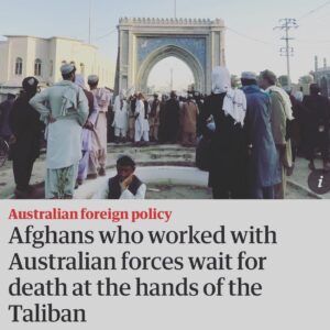 Rachel Griffiths Instagram - I know there is a lot of heavy stuff going on in the world but this is really a stain on our nation . If you belive we have a moral obligation to those who have been assisting our australian servicemen and women  in this war - despite whether you believed in the mission or not please write to your MP's.  Our troops and consulates will never be trusted again if we abandon our translators and other afghan  support staff . What we do now will reveal the character of our nation .