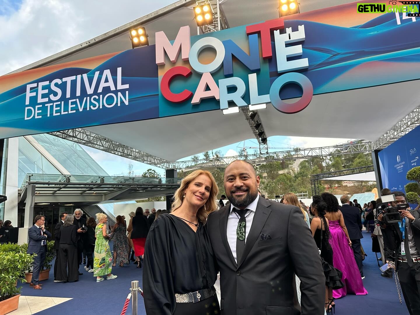 Rachel Griffiths - 1.1K Likes - So our little Kiwi show Madam is in Monaco nominated for best series at the Monte-Carlo TV festival . Insane to be here with Producer @nuafinau - feeling the good kind of crazy vibe of @festivaltvmonte_carlo . @fifthseason @xyzfilms @nzfilm @threenewzealand @harrymcnaughty @shoshmcc world premier Saturday night !