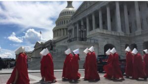Rachel Griffiths Instagram - When religious men decide what women can do with their bodies. This what MAGA that was always about.  This is the America that Trump promised the right so he could get the keys to his utterly Godless kingdom.  it won't stop here.