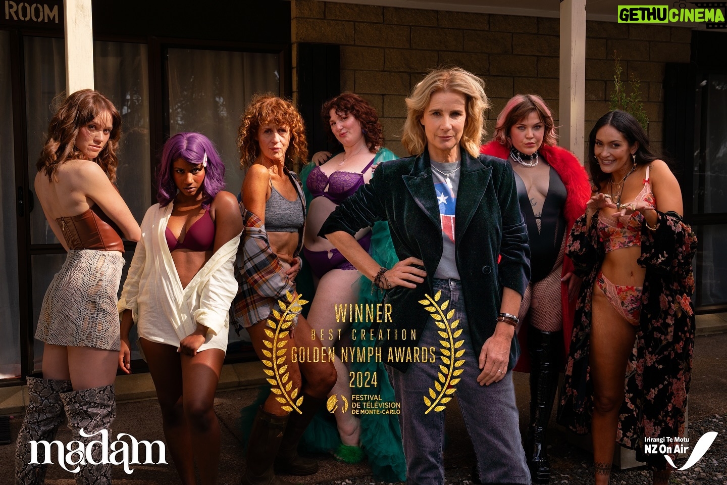 Rachel Griffiths - 690 Likes - #madamtvseries wins “Best Creation” at the prestigious @festivaltvmonte_carlo Golden Nymph Awards! 🏆💋
Thank you for having us, Monte Carlo! We can’t wait to share the show with you and the rest of the world 🌎💛
#madam #rachelgriffiths #martinhenderson #feathertonbae #sweethearts