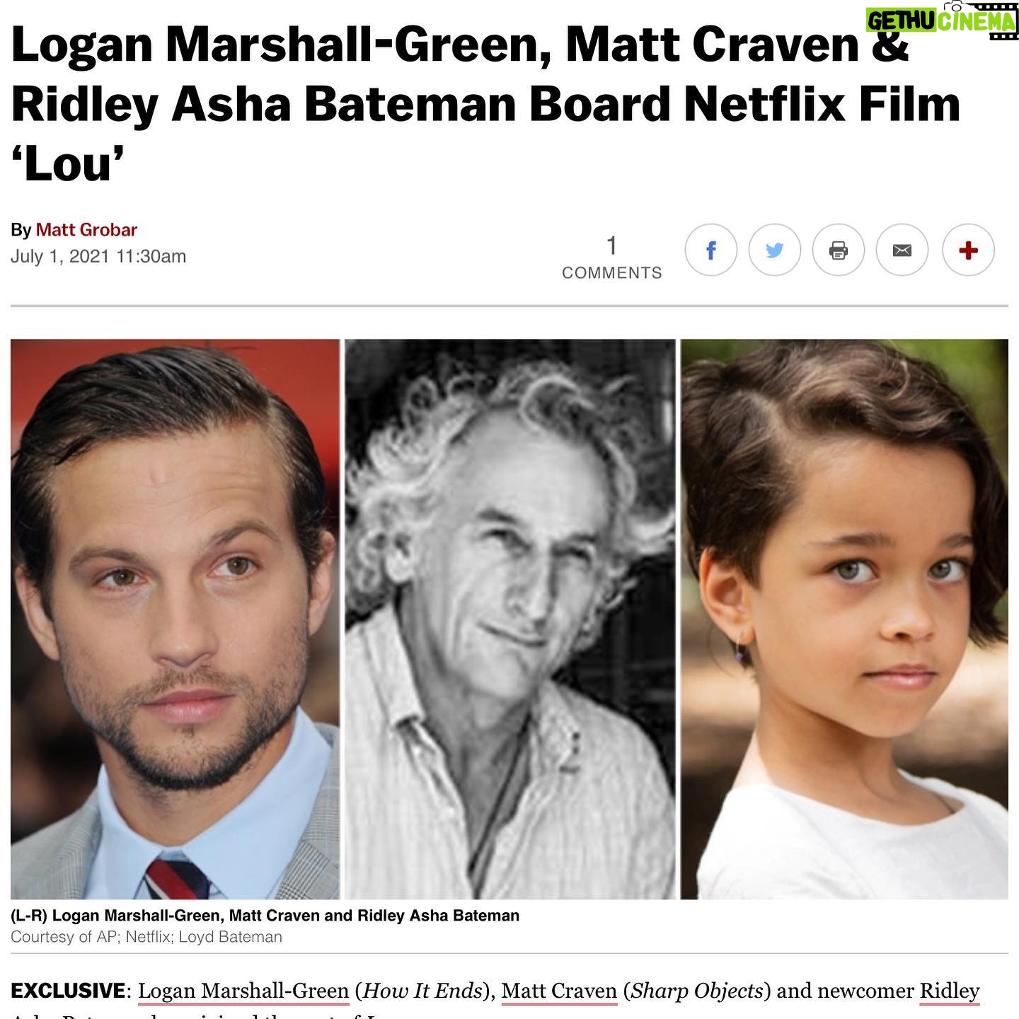 Rachel Luttrell - 713 Likes - I am one proud Mama 💫💞💞🥳⠀
⠀
⠀
Via @deadline ⠀
⠀
⠀
⠀
#RidleyAshaBateman #LouFilm #NetflixLou #NetflixOriginalFilm