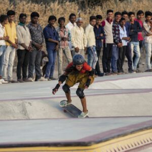 Rachel Sanchita Gupta Instagram - I'm all set to take on my fears, are you ready to take on yours?
The only way to conquer fear is to just go through it. Happy #goskateboardingday!
#SkaterGirlFilm #skatergirlonnetflix