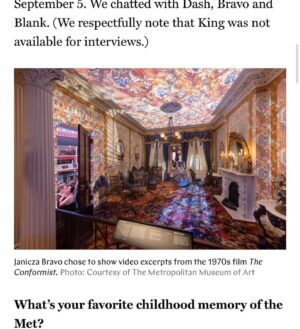 Radha Blank Instagram - Thank you @michaelaangelad and @thecut for this spotlight. Thrilled to share this space with these amazing #blackwomenartists. Showcasing #wegoodthx at @metmuseum has been such a high for me.  Trust that my mom, who made going to the met and other NY museums a big part of my coming up in NY, is dancing on a cloud right now.

Shout out to @kiernamayo for being the plug. ✨❤️✊🏽

Link in bio.

Show closes September 5.