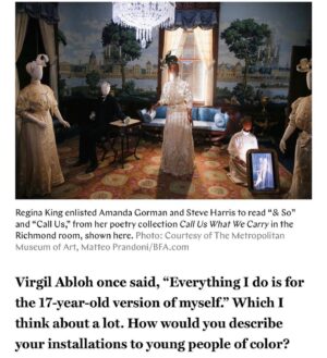 Radha Blank Instagram - Thank you @michaelaangelad and @thecut for this spotlight. Thrilled to share this space with these amazing #blackwomenartists. Showcasing #wegoodthx at @metmuseum has been such a high for me.  Trust that my mom, who made going to the met and other NY museums a big part of my coming up in NY, is dancing on a cloud right now.

Shout out to @kiernamayo for being the plug. ✨❤️✊🏽

Link in bio.

Show closes September 5.