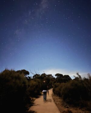 Rae Johnston Instagram - Been trying to get outside of a nighttime lately ✨

1. A clear night sky at home 
2. @wintermagicofficial fireworks 
3. Using my car as a portable office 
4. Front row for @missyhigginsmusic 
5. Stargazing with @jiggsy2point0