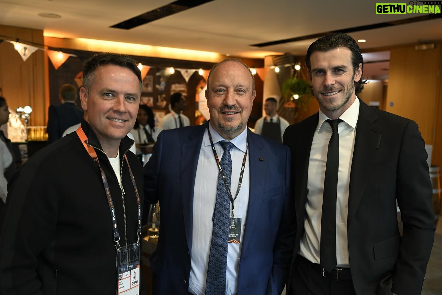 Rafael Benítez - 5.7K Likes - A nice couple of days again in Dublin to watch the final of the @europaleague whilst catching up with some friends. 🤝
Great memories of the competition and of the city, and a well organised and good game. Congratulations to @atalantabc 🎉