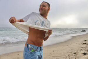 Rafael Silva Instagram - A day at the beach with #ckone @calvinklein @macys