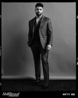Rafael Silva Instagram - motion picture & television fund portraits via @hollywoodreporter — congratulations to all Emmy winners and nominees. @mptf #mptf 

suit by @giorgioarmani - styling by @jolieandreatta - mu by @makeupkymberblake 

photography by @rslack