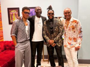 Raheem DeVaughn Instagram - Shout out to my OG’s in the game. 
@ericbenet 
@mike_phillips 
@kennylattimore 

Shout to @dnice & @essencefest 24 for bringing us together for a magical curated celebration of Jazz , Soul & RnB & Hip Hop . 

WHAT A TIME TO BE ALIVE