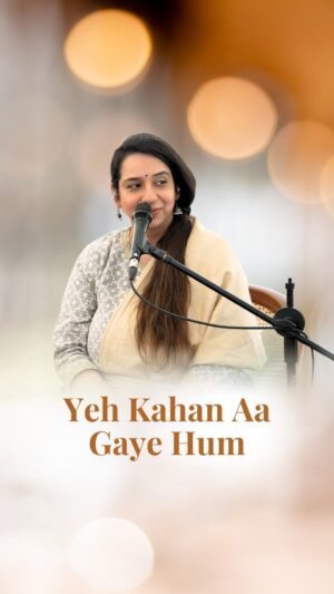Rahul Deshpande Instagram - “Yeh Kahan Aa Gaye Hum” from “Silsila” is a timeless masterpiece. Lata Didi’s voice adds unparalleled depth and emotion, making it unforgettable. Deepti’s heartfelt rendition pays homage to Lata Didi’s iconic voice, evoking nostalgia and emotion. Hope you all like Deepti’s version of “Yeh Kahaa Aa Gaye Hum”.
Featuring: @matedeepti
Credits: 
Venue - @thenaturepune 

Octopad -@rohanvanage
Keyboard- @vishalhiralaldhumal
Tabla - @adityaathalye 

Hair and make up - @makeupby_prajakta 
Agency- @numb3r.ia 
Sound Management- @MaheshGaikwad - @Prashantkamble.I1988 
Mix and Mastered by - @Pandit_Dawn 
Managed By - @rajkumarprateek & @shedgeankita
