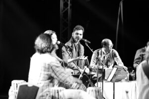 Rahul Deshpande Instagram - Lot of rehearsals to prepare, lot of nerves, lot of travel and no sleep. We poured our heart into this one. I think in the end it was the immense love of five and a half thousand people who took out the best out of us and made this one to be remembered for a long time ! I thank everyone who helped us to get this right!! 
Thanks mangesh, Ashutosh and Smita for taking such good care of us ! Thank you Prakash Kaka for giving us inviting us!