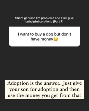 Rahul Subramanian Instagram - Excerpts from last “Share genuine problems and I will give unhelpful solutions - Part 7”

Tell me which one was your favourite 👍

Full Q&A on my story highlights