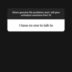 Rahul Subramanian Instagram - Share genuine problems and I will give unhelpful solutions - Blast from the past