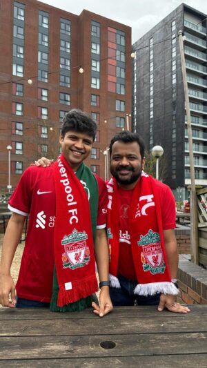 Rahul Subramanian Instagram - A day to remember... YNWA

#LFCCarlsbergExperience 
#CarlsbergXLFC 
#TripToAnfieldWithCarlsberg

@carlsbergindia