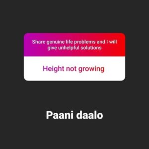Rahul Subramanian Instagram - Share genuine problems and I will give unhelpful solutions - Miscellaneous
