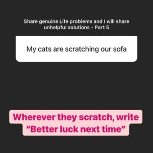 Rahul Subramanian Instagram - Share genuine problems and I will give unhelpful solutions - Miscellaneous