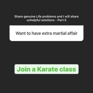Rahul Subramanian Instagram - Share genuine problems and I will give unhelpful solutions - Miscellaneous