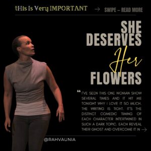 Rahvaunia Instagram - • 💐 FLOWERS 💐 • Thank you for these beautiful flowers (words) @keylamcneely 😌 Thank you for seeing me. Thank you for your friendship and support. I am your friend, and a fan of your creativity and art as well. Birds of a feather 🪶 ✨🧡 #shedeservesherflowers #support #lifeofanartist #actor #writer #creator #producer #hollywood #stage #film #tv