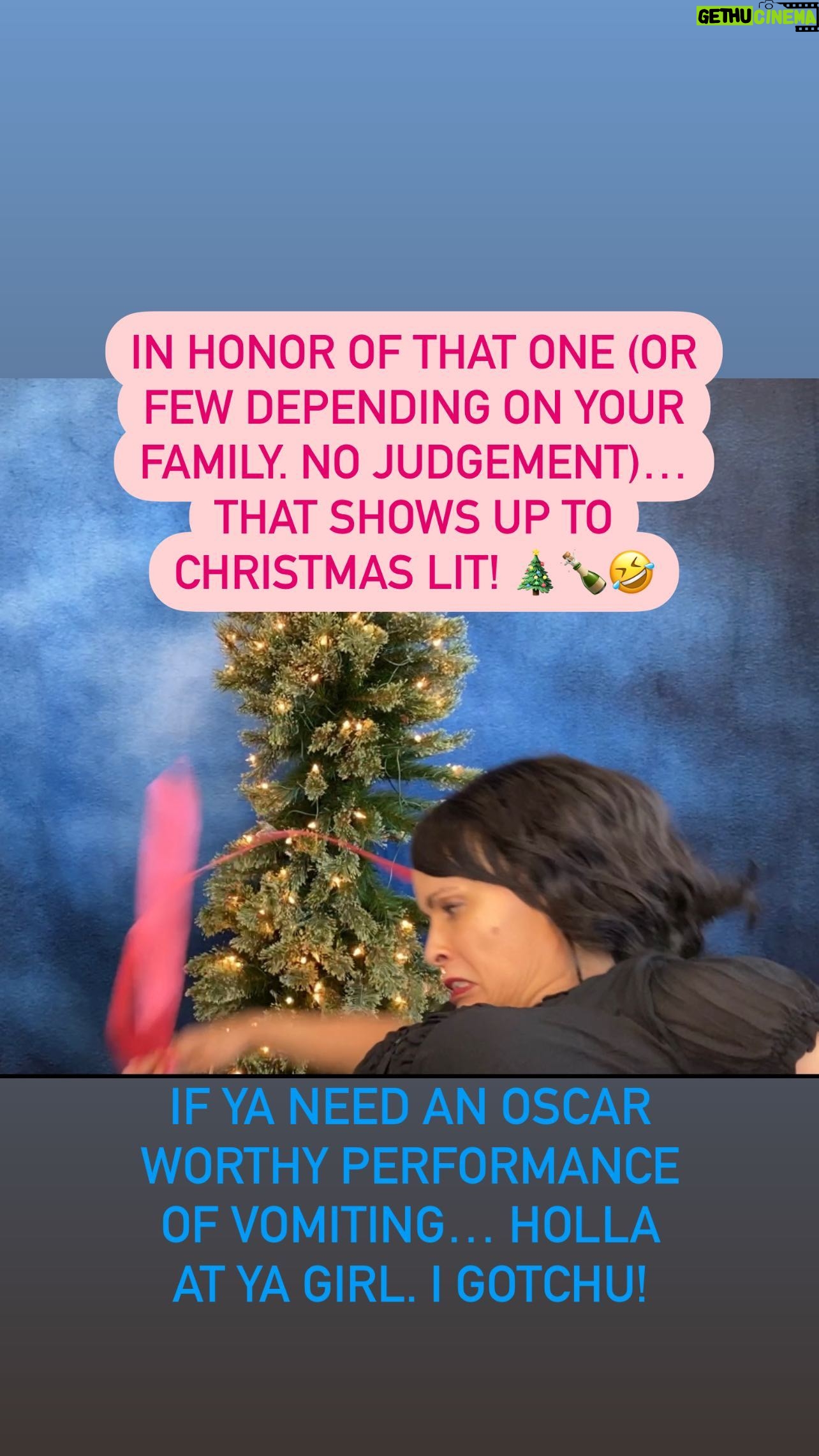 Rahvaunia - 60 Likes - • MY BRAND?! • #tbt to a self tape that was fun and the inspiration may have been personal… or not… or whatever 🤷🏽♀️🤪🤣 Listen, there will always be someone (or a few) who will always be Lit for the Holidays!!! Anyone have a relative who always fell into the tree? No?! Just me huh?! 😏 (Yeah okay…) lol
I hope you all are having a LIT holiday season. Be safe out there…Don’t hurt any trees or puppies. (Nah I didn’t book this role. But it was a fun audition circa 2021) BUT IF YOU NEED AN OSCAR WORTHY VOMIT?! HOLLA ATCHA GIRL 🙋🏽♀️
Let’s go 2024 ✨💃🏽 Thanks @lowerywood for assisting with tha read ❤️ #lifeofanactor #actor #selftape #audition #artimitatinglife #funtimes #comedy #holidaycomedy #iact #throwbackthursday *** WERE not, not we’re not. Darn automatic word finish (autocorrect) is a hater! 😡