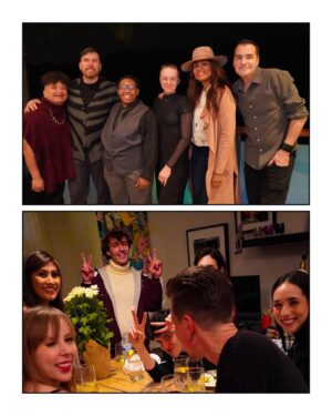 Rain Valdez Instagram - My goodness. Blessed by the grace of these humans (and Penny). Thank for you for a celebration of love and healing. 🥰💐 #onefortheteamtv #wrapparty 

Photos by @sunshine_studios_7 
Poloroids by @meg.eliz.white