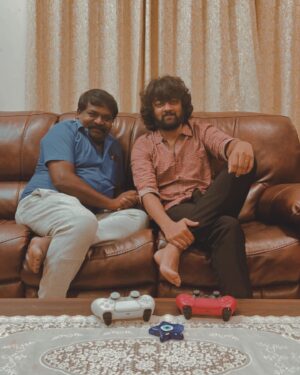Raju Jeyamohan Instagram - Annachi in the house! 💙