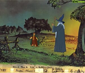 Ralph Bakshi Instagram - Eight new drawings and cels from ‘Rings have just been added to our listings. Enjoy!💥link in bio

#lotr #gandalfthegrey #animationart #ralphbakshi