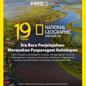 Ramon Y. Tungka Instagram - :
19 tahun bukanlah waktu yang singkat untuk berproses berliku bertumbuh bijak. Seperti ungkapan Uda @ricky_jalanjalan salah satu fotografer senior @natgeoindonesia bahwasanya menjelang kepala 2 adalah usia yang sedang ranum, sedang gesit-gesitnya. 

Membentang alam raya panggung pengembaraan dan pembelajaran. Selamat merayakan hidup dan bertumbuh bijak di era baru penjelajahan: Merayakan Pusparagam Kehidupan. 

Teruslah menjelajah menjemput ilmu pengetahuan dan menyala lebih terang untuk planet ini dan manusianya!

Selamat berulang tahun ke 19, Sobat Bumi & Kawan Jalan! National Geographic Indonesia.
