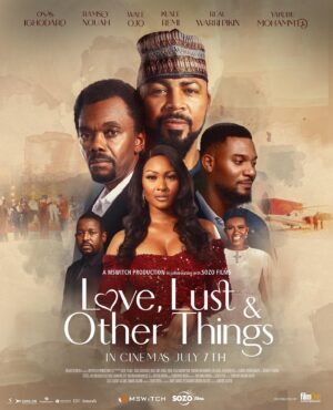 Ramsey Nouah Instagram - ⛔️This is not a romance story you’re used to. 🤫 Love, Lust & Other Things premieres in cinemas nationwide in 17 Days, are you ready? #LLOTMovie #InCinemasJuly7 

Production:🏠 
@mswitch_ in collaboration with @sozofilms

Featuring: 
@officialosas 
@realwaleojo
@ramseynouah
@kunleremiofficial
@realwarripikin
@yakubumohammad2
@gloriaanozieyoung
@efeirele

Produced by @Chrisodeh 
Directed by @Kayodekasum 
Distributed by @filmoneng 

Crew
Story by @mccbafrica
Written by: @ _nkeoma
  @ekioaziba 
Line Producer - @Chisomifeakandu
Lineproducer @sanusidare
Production Manager @realosasiyamu
Script Supervisor- @shes__patience
1st AD - @iamabrahamson
DOP- @kcobiajulu
1st AC @adakole_g.ginja
Gaffer - @da_milolah
Key grip @kelvinomons
Art Director-@victorafrigold
Costume: @iamroseabiodun
Makeup- @adol_artistry

Follow @mswitch_films for more updates.