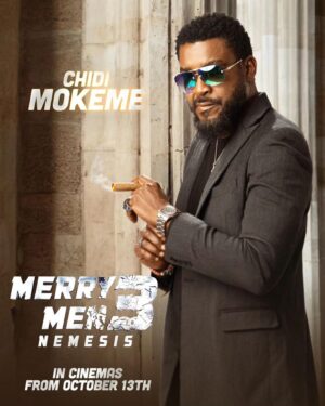 Ramsey Nouah Instagram - The Merry Men are  back!!!!

Get ready for some Action! 

MERRY MEN 3….NEMESIS 

Out in the Cinemas! 
Don’t miss it!!!!

#merrymen3