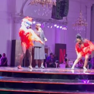 Ramsey Nouah Instagram - Lights, camera … Naija!!! 

@netflix_naija said we should come out repping Naija and it was a flamboyant night with the glitz and glamour repping the true essence of Naija! 
It was fun chilling with my bros @mofedamijo and my other colleagues, we had the time of our lives. 
The Netflix VP, Content, Middle- East and Africa Ben Amadasun  @spindocto brought all the ginger and fun. 

In other news, Netflix Naija has a couple of huge titles coming out later this year, so watch out for the amazing stories coming only to Netflix.

#netflixnaija