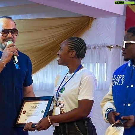 Ramsey Nouah - 3K Likes - I had a swell time in bayelsa training and mentoring these brilliant minds!
It’s always a pleasure to be a part of ensuring that the next generation of filmmakers are equipped with the right knowledge!
Many thanks to the organizers @jawlywood @coal360global @sozofilms @officialncdmb