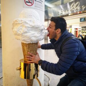 Ramy Radwan Instagram - أصغر حجم يليق بالجو دلوقتي 😍😄
#أسسسسكريم #جيلاتي