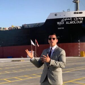 Ramy Radwan Instagram - أكبر سفينه تنضم لأسطول النقل البحري المصري"وادي الملوك"
ومن على محطة تحيا مصر للأغراض المتعددة التي افتتحها اليوم الرئيس
ايه دول وتفاصيلهم وأهميتهم؟ هتعرفوا في حلقة النهاردة في مساء DMC 👍🏼😉
