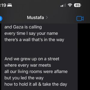 Ramy Youssef Instagram - mustafa shared the song with us a year and a half ago. written in 2021. this song connects not just to this moment, but all the ones before it. gaza is calling, has been calling, and the call is only getting louder.