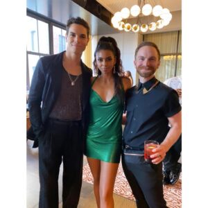 Rana Roy Instagram - @gossipgirl July 8th @hbomax ✨ 
Who’s gonna watch?? Xoxo

👗 @fannieschiavoni 
👠 @ysl 
💎 @gucci @catbirdnyc 

Makeup by the incredible @ayatariqmua 💋
Thank you @christinarelations 🤍