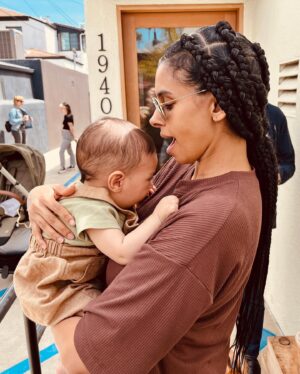 Rana Roy Instagram - Thank you to my sweet boy Iah, for giving me the opportunity to be your mama.

I’m not gonna sugarcoat it because this year has been so hard. Between giving birth and looking after a newborn while moving… TWICE, having to help my in pain baby boy with gut issues that I knew weren’t normal, dealing with PPA, all while completing my Bachelors Degree, auditioning and breastfeeding, well… it’s taken a lot out of me. (Shout out to @kariospeedwagon for being my partner in it all.)

You have given me perspective, and although I didn’t know ANYTHING about babies (including the fact that they couldn’t have water for 6 months!?) I am grateful to have you as my teacher.

I love you more than I can handle, I love you so much it hurts. You are my everything and more. 

To all the mamas out there, to all who are trying to be mamas and to all who couldn’t be mamas, Happy Mother’s Day! 🤍🧿