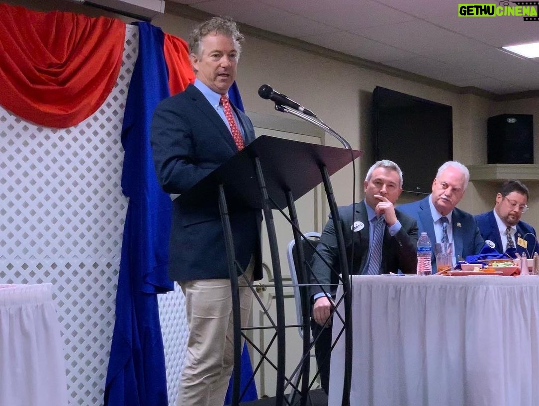 Rand Paul - 2.8K Likes - Ended an outstanding day yesterday in Eastern KY with my good friends in Johnson County for their Lincoln Dinner.
The energy at every one of these grassroots events is incredible and I know it’s going to help send more liberty-loving conservatives to elected office!