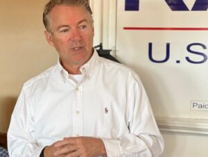 Rand Paul Instagram - Started the day in Glasgow meeting with supporters. Like most Kentuckians, this crowd was not a fan of the lockdowns and mandates. I promised them when I’m re-elected I’ll continue to hold all the gov bureaucrats accountable!