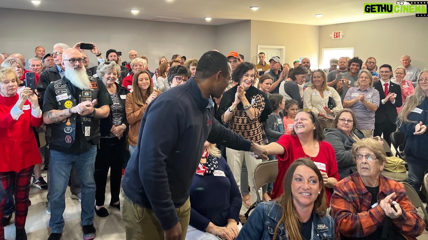Rand Paul - 2.2K Likes - Today, I had the honor of being joined by my friend @drrandpaul on the campaign trail--and you brought the energy!
We've got 18 days, Kentucky. That's it.
Our momentum grows stronger by the day, and with your help, we're going to make history on November 7th. #TeamCameron
📍Crescent Springs
📍Lexington
📍Louisville
📍Bowling Green