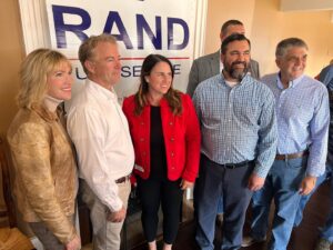 Rand Paul Instagram - Started the day in Glasgow meeting with supporters. Like most Kentuckians, this crowd was not a fan of the lockdowns and mandates. I promised them when I’m re-elected I’ll continue to hold all the gov bureaucrats accountable!