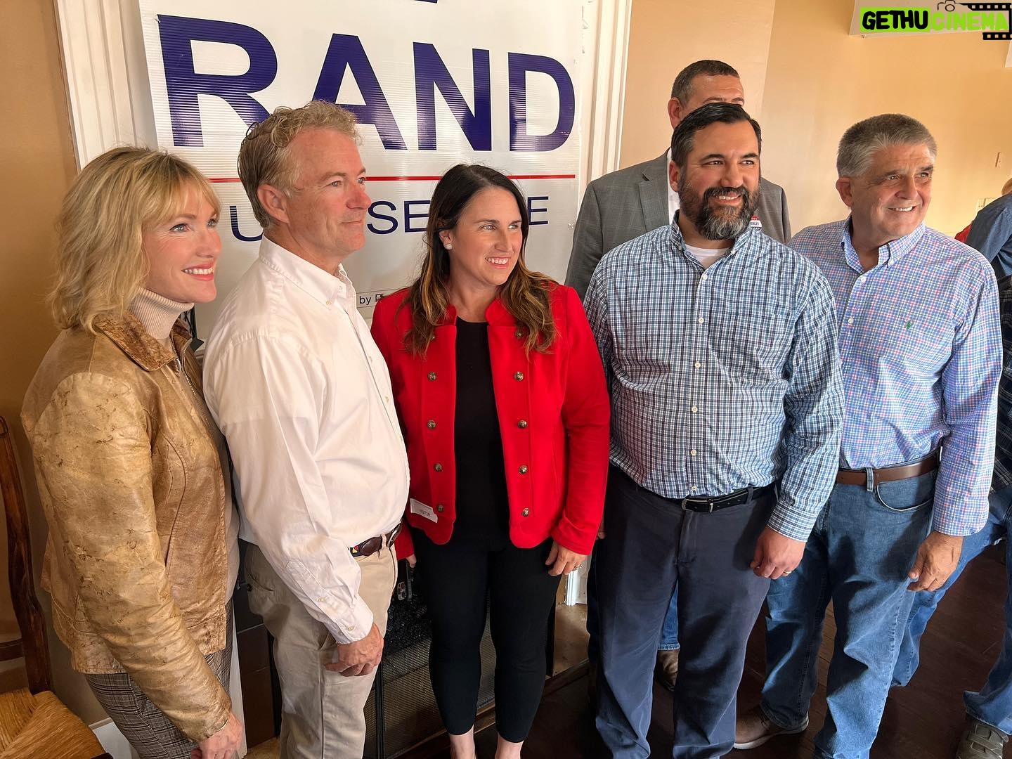 Rand Paul - 3.1K Likes - Started the day in Glasgow meeting with supporters. Like most Kentuckians, this crowd was not a fan of the lockdowns and mandates. I promised them when I’m re-elected I’ll continue to hold all the gov bureaucrats accountable!