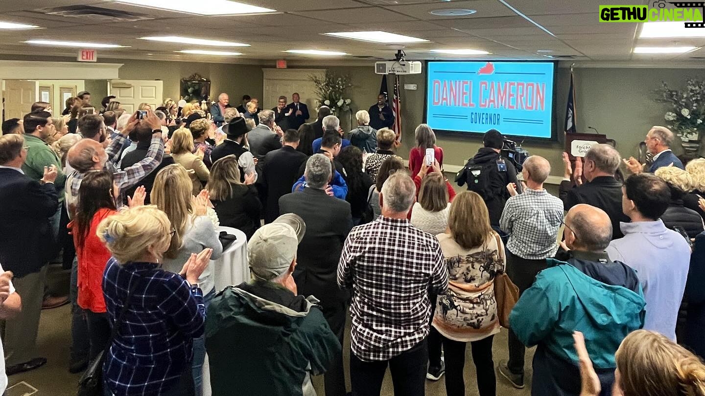 Rand Paul - 2.2K Likes - Today, I had the honor of being joined by my friend @drrandpaul on the campaign trail--and you brought the energy!
We've got 18 days, Kentucky. That's it.
Our momentum grows stronger by the day, and with your help, we're going to make history on November 7th. #TeamCameron
📍Crescent Springs
📍Lexington
📍Louisville
📍Bowling Green